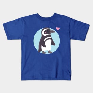 Cute Penguin Of Matching Pair Kids T-Shirt